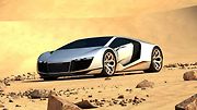 Neoficiální grafická ilustrace konceptu Audi Type C8.