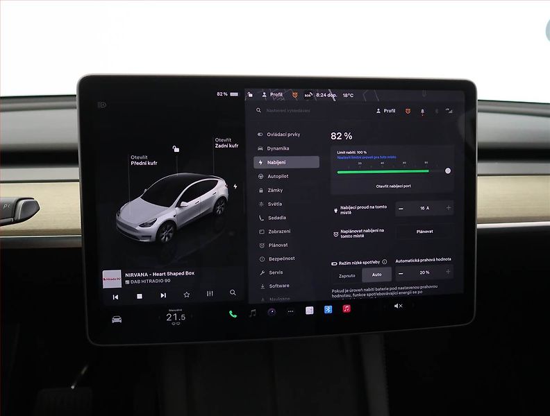 Tesla Model Y (2023) RWD LFP 60kWh, SoH 97% - fotka 21 z 33