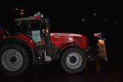 Zemědělci ze Slánska, Lounska i Karlových Varů vyjeli do Prahy ve dvě hodiny ráno ze shromaždiště ve Vítově.