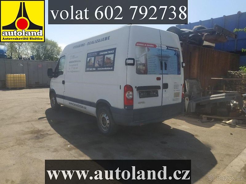 Opel Movano (2008) VOLAT 602 792 738 - fotka 4 z 7
