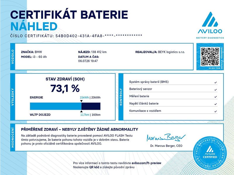 BMW i3 (2014) BMW i3, BMW i3 60 Ah r.v.2014  - fotka 25 z 25