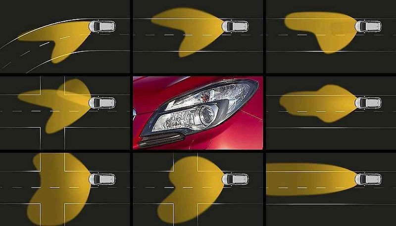Opel vyvíjí světla, která svítí tam, kam se řidič zrovna dívá.