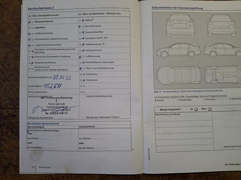 Volkswagen Touran 1.4TSI 7míst servisní historie - fotka 32 z 50