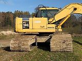 Komatsu (2004) PC160 bagr 16.4t bahňák 120cm  - náhled 1