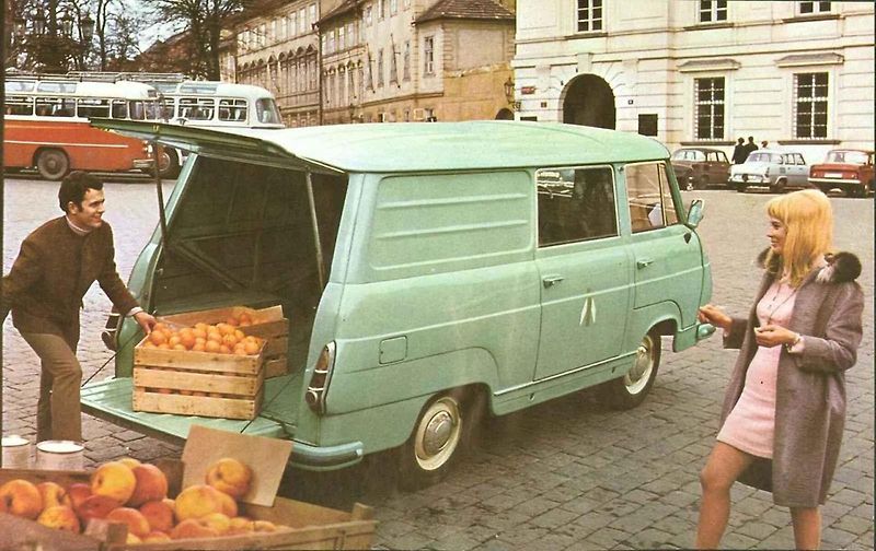 Modernizace socialistické dodávky byly velmi pozvolné