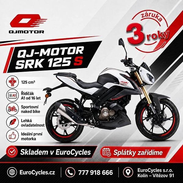 QJ Motor SRK 125 S (2026) - fotka 3 z 14