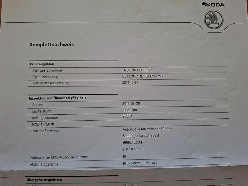 Škoda Octavia (2014) 1.4TSI 103kW 6MAN -1.MAJITEL - fotka 38 z 40