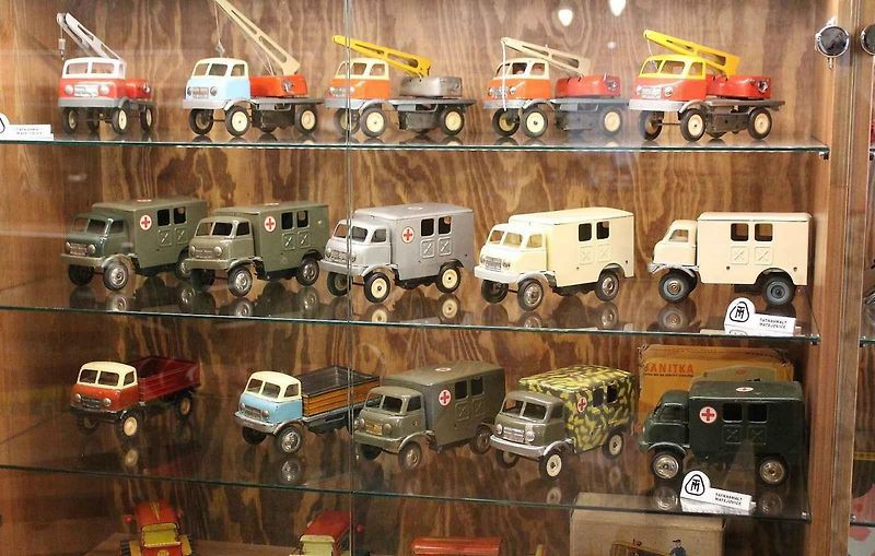 Muzeum historických dopravních hraček v Krupce na Teplicku je rájem pro kluky všech věkových kategorií.