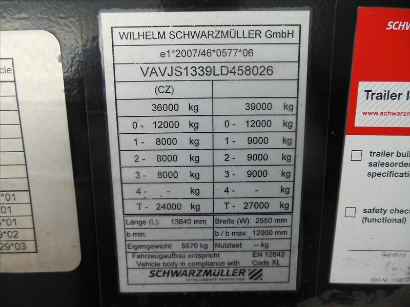 Schwarzmüller SPA 3/E, 2 x zvedací náprava - fotka 12 z 19