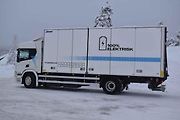 Zimní testování modelů a technologií Scania