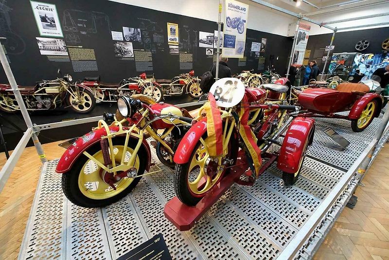 Výstava 30 motocyklů Čechie-Böhmerland