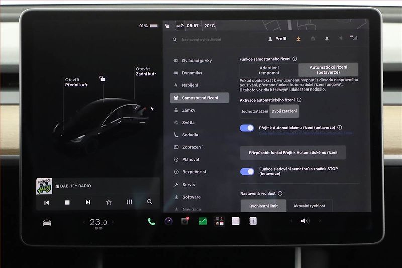 Tesla Model 3 (2019) Long Range 4WD 78kWh, SoH 78% - fotka 14 z 20