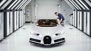 Výrobní prostory Bugatti Chiron ve francouzském Molsheimu.