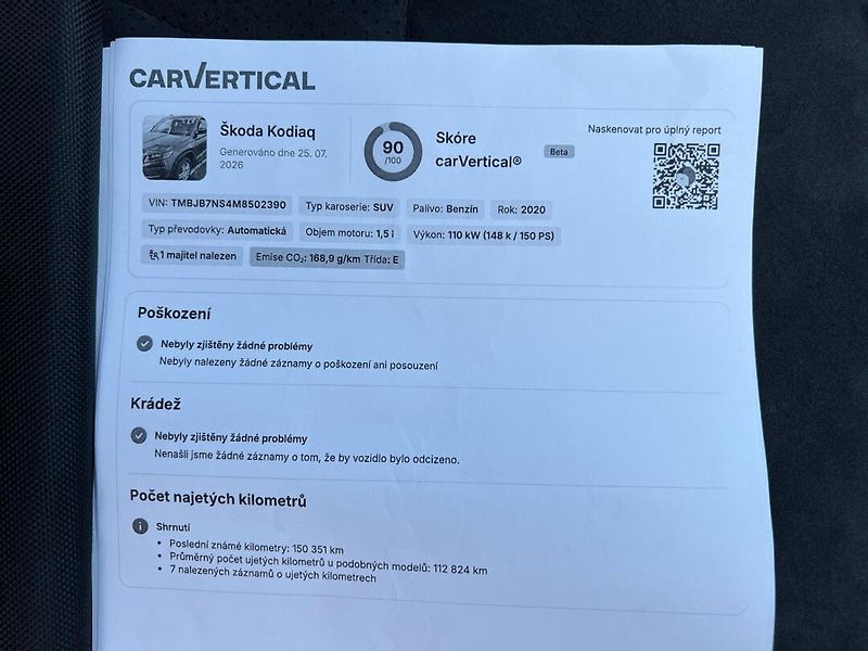 Škoda Kodiaq (2021) 1.5 TSI 110kW DSG! Sportline! - fotka 26 z 47