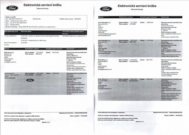 Ford Transit Custom 2,0 TDCi L1H1 DPH 1.maj ČR - fotka 49 z 50