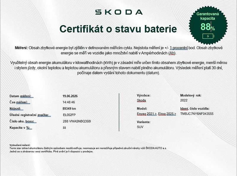 Škoda Enyaq (2022) 80 Sportline 150kW - fotka 6 z 35