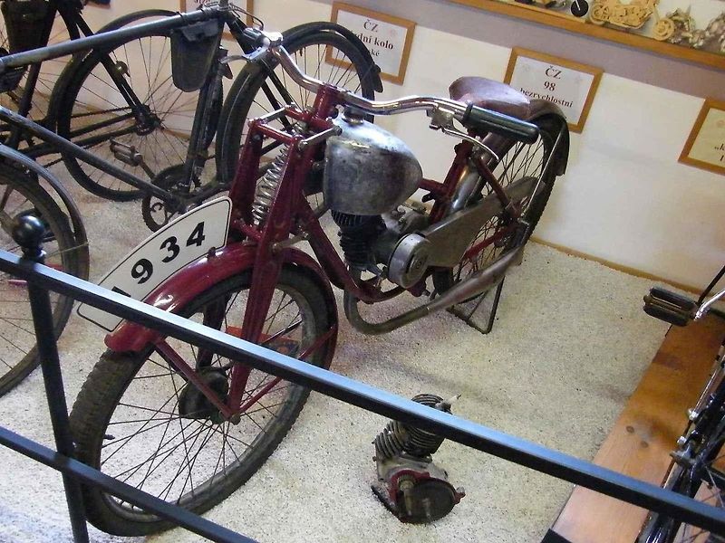 Motokolo ČZ 76 Kaktus, které stálo na počátku slavné éry motocyklů ČZ ze Strakonic.