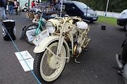 Asi nejcennější motocykl sobotní aukce v Lysé nad Labem, ČZ 500 Vatikán z roku 1939.