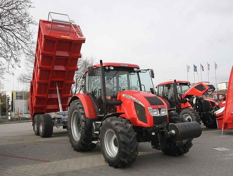 Traktor typu Major vyrobený brněnskou firmou Zetor.