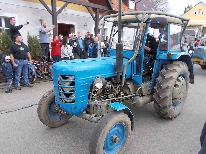 Ze srazu historických traktorů Zetor v Nahorubech.