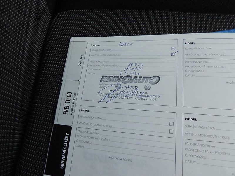 Fiat Dobló cargo (2023) 1.5HDi,L2,ČR,1.majitel - fotka 28 z 28