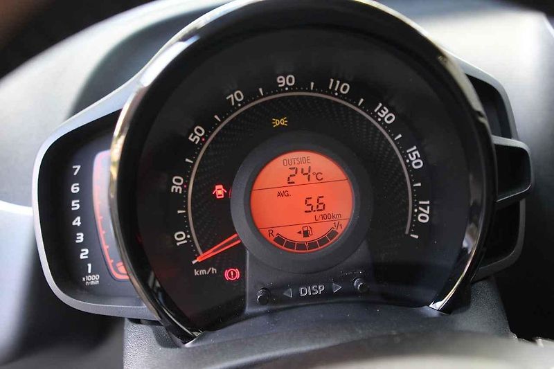 Toyota Aygo v jízdě