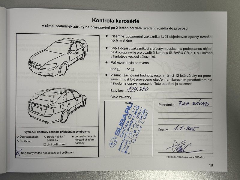 Subaru Outback 2.5i ES Touring, CZ, 1. maj. - fotka 49 z 49