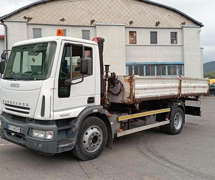 Iveco (2006) 120E21 Eurocargo sklápěč+ruka - fotka 1 z 11
