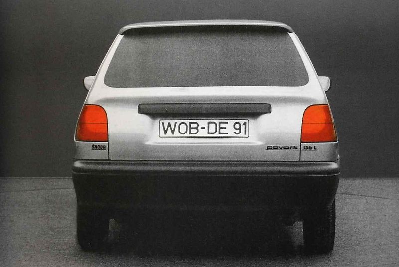 Řez modelem Favorit - lidé z VW ho dobře znali ještě před koupí automobilky v Mladé Boleslavi