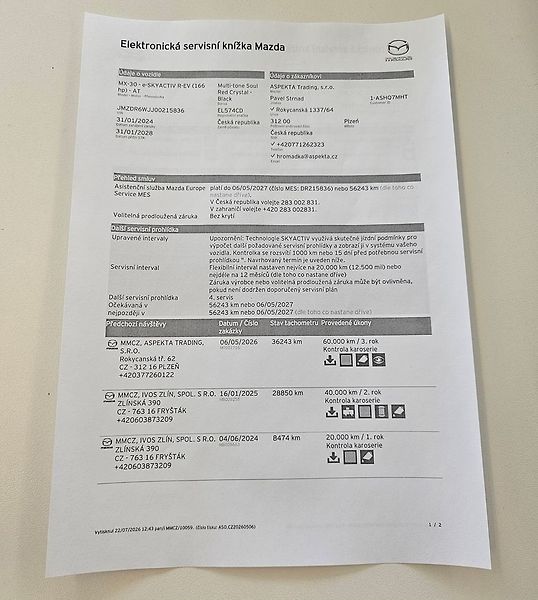 Mazda MX-30 e-SKYACTIV R-EV 123.8kW, AT - fotka 38 z 38