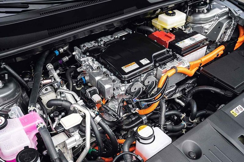 Toyota bZ4x při jízdě