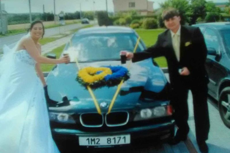 Svatba se konala 13.6.2020 a na auto nám posadili synovce Matyáše.