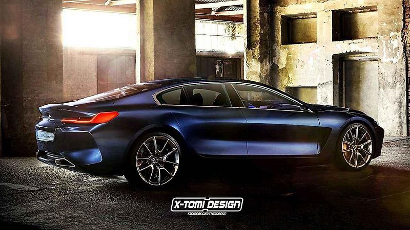Neoficiální ilustrace konceptu BMW řady 8 s praktickou karoserií shooting brake.