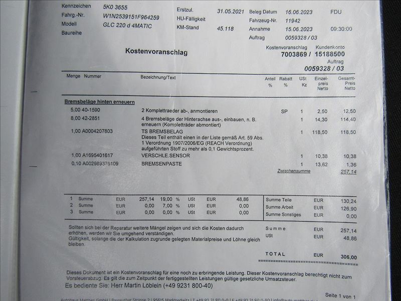 Mercedes-Benz GLC 2,0 CDi 220d 4MATIC - fotka 41 z 44