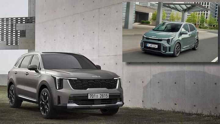 Obří a pohodlná, nebo malá a šikovná? Sorento a Pivanto představují opačné póly modelové řady Kia.