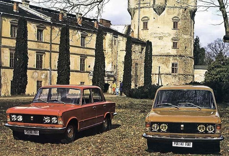 Polski Fiat 125p.
