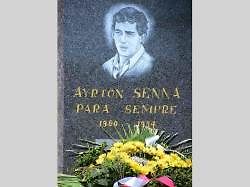 Ayrton Senna v boxu McLaren