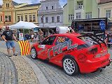 Přehlídku závodních aut a motocyklů pořádal Autoklub Mělník.