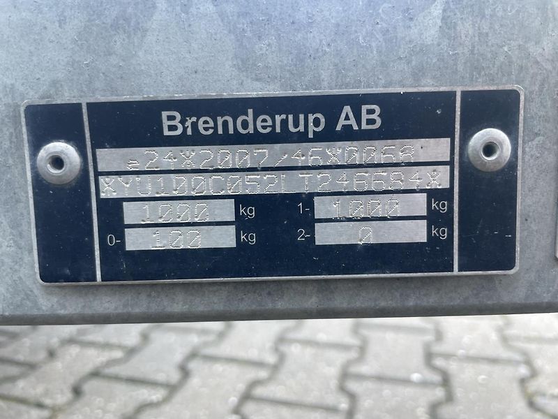 Brenderup (2020) Stěhovací přívěs 1T rampa - fotka 13 z 14