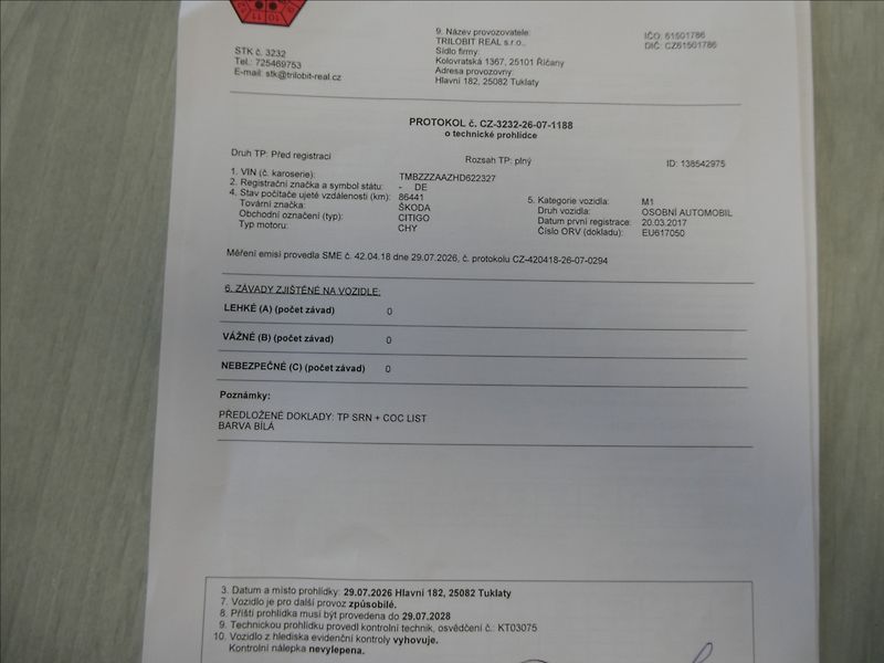 Škoda Citigo 1,0 MPi KLIMA - fotka 39 z 41