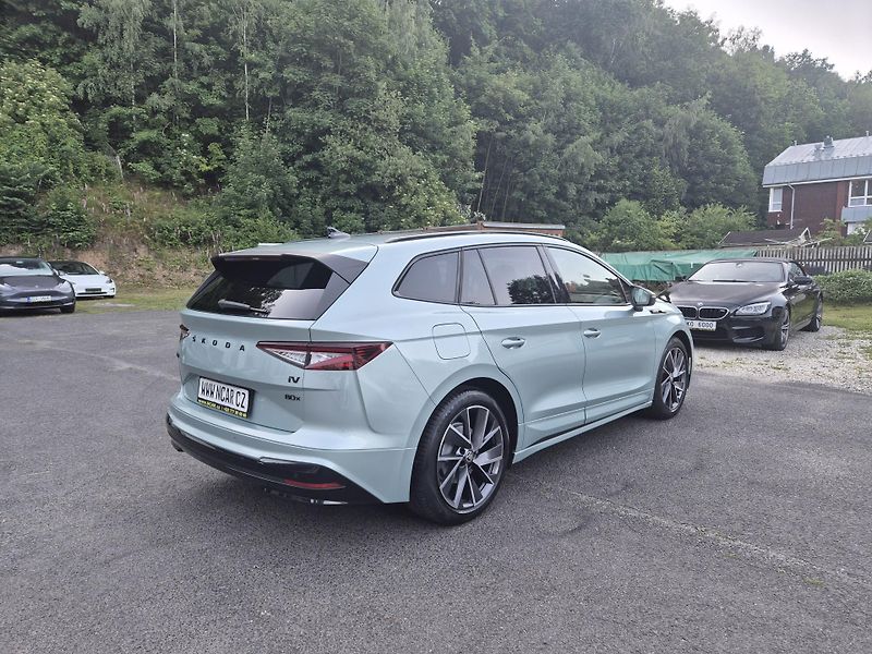 Škoda Enyaq SPORTLINE 195kw, iV80x SOH 92% - fotka 5 z 48