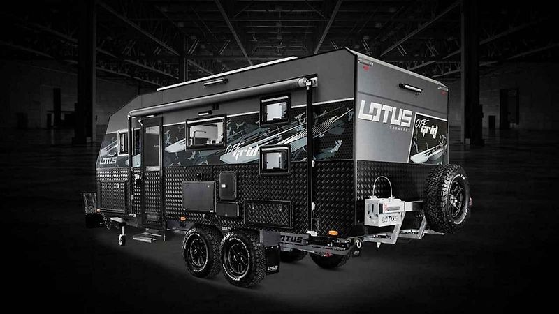 Nový typ přívěsu Lotus Off Ggrid