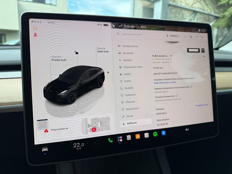 Tesla Model Y Long Range AWD Tažné / záruka - fotka 24 z 40