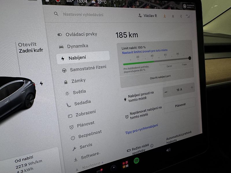 Tesla Model 3 LONG RANGE 4WD SOH 87% - fotka 38 z 65