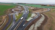 Nové křížení MÚK Křelov na dokončovaném západním obchvatu Olomouce (D35 Křelov–Slavonín)