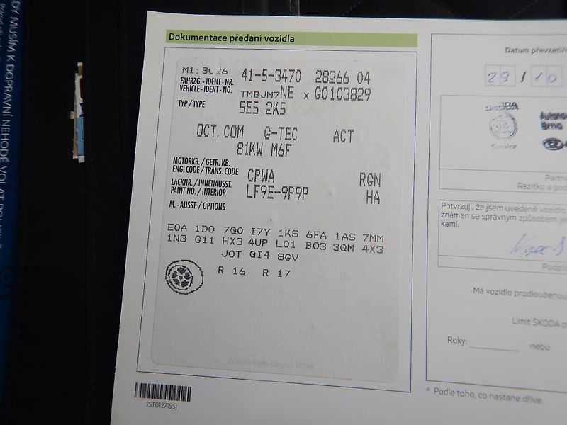 Škoda Octavia 1.4i CNG, KLIMA - fotka 26 z 27