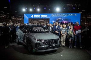 Automobilka Hyundai vyrobila čtyřmiliontý vůz, 14. listopadu 2022, Nošovice.