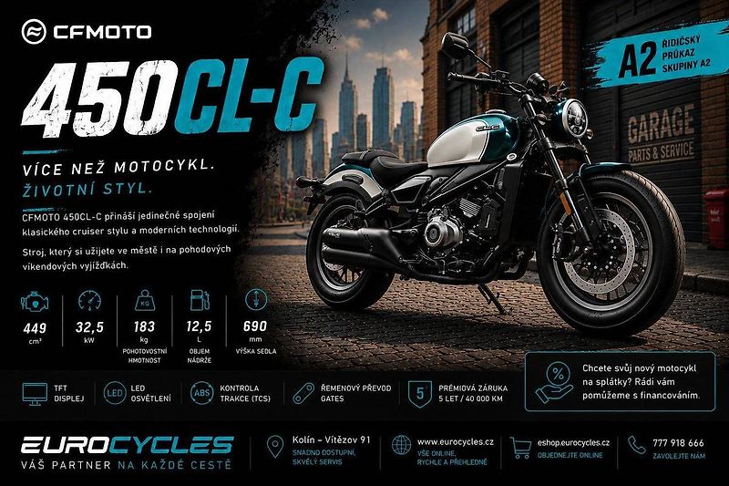 CFMOTO (2026) 450 CL-C - Skladem - fotka 22 z 28