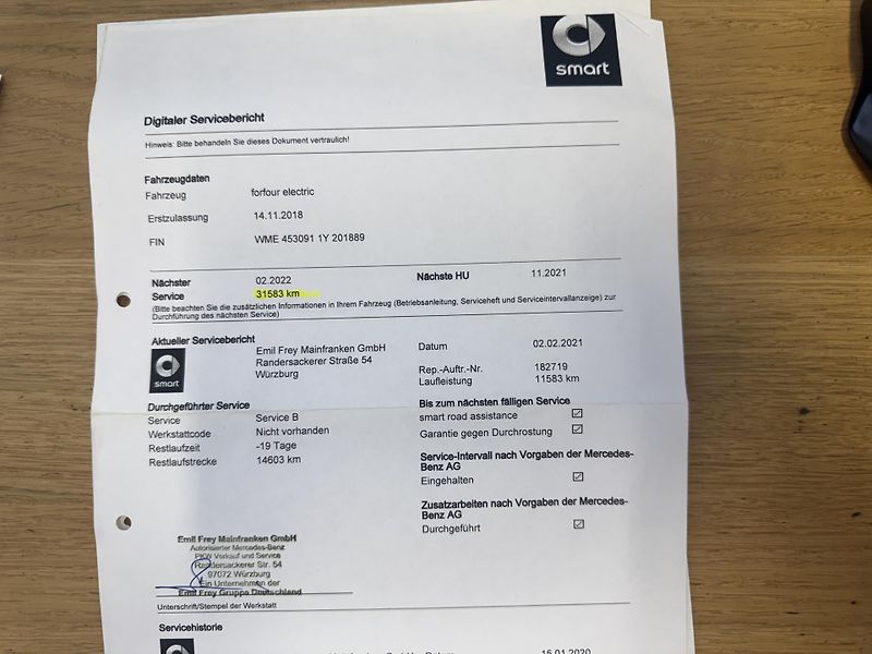 Smart Forfour (2018) EQ plná servisní historie - fotka 27 z 30