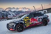 Prototyp Audi e-tron na sjezdovce